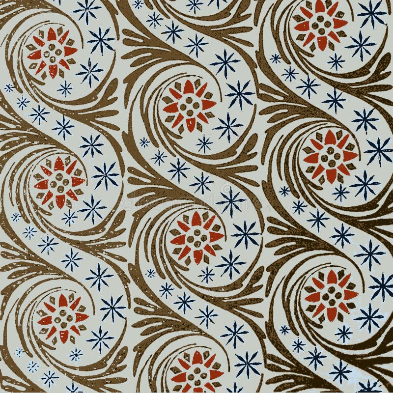 Abstract, shirting design, Ajrakh Pattern, Background digital printing textile pattern vector illustration