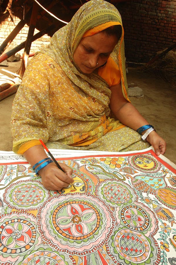 Madhuboni Painting in Bihar-India