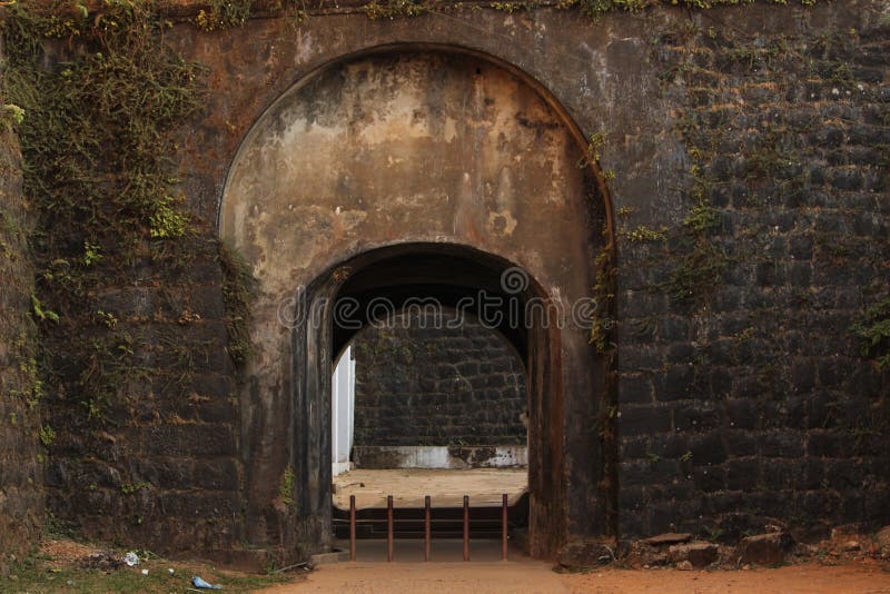 Madikeri Fort Entrance stock photo. Image of asia, grunge ...