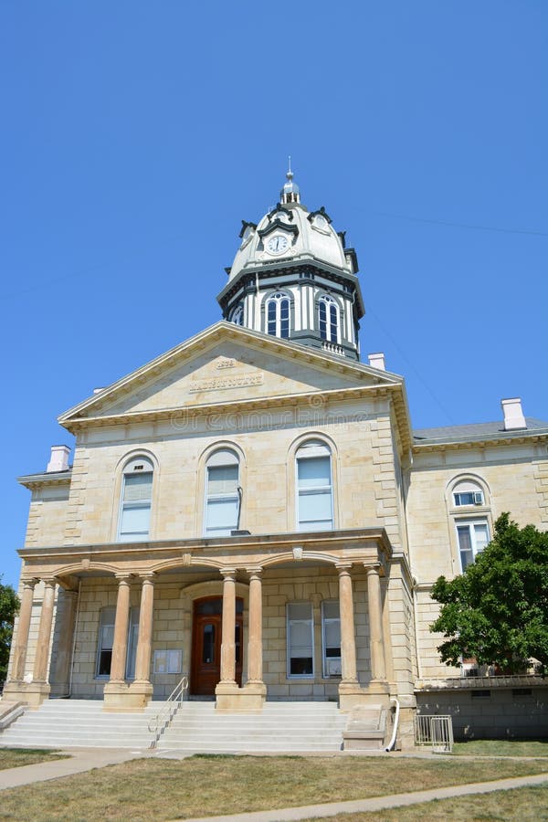 Madison County CourthouseWinterset Iowa Stock Image Image of