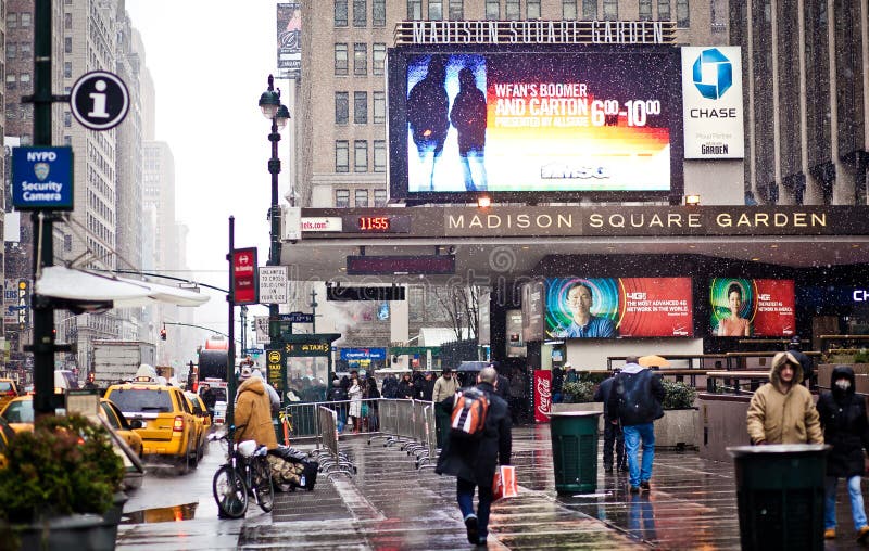 Madison Square Garden editorial stock photo. Image of manhattan 24525893