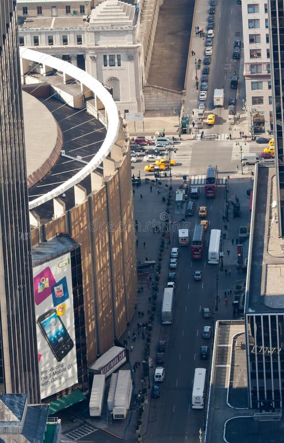 Madison Square Garden Building in New York City stock photos