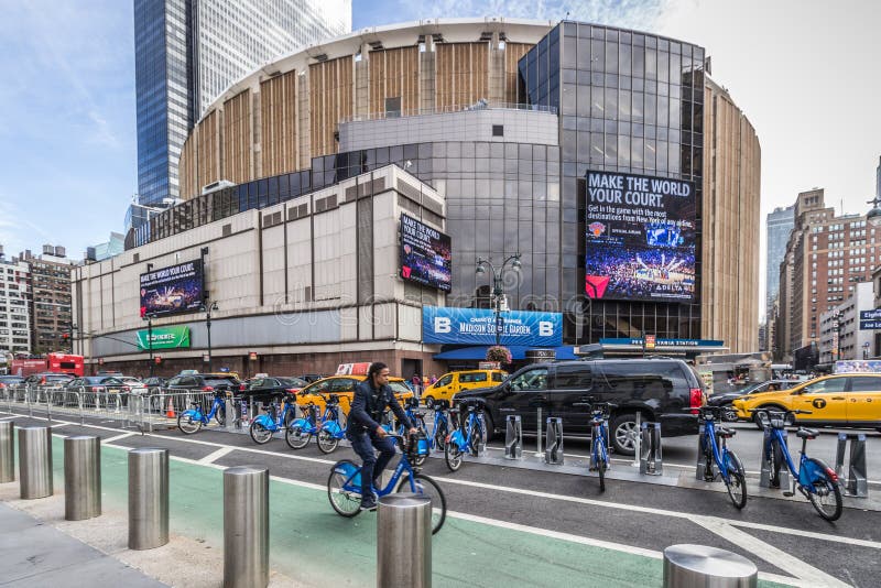 Madison Square Garden, Manhattan, Nowy Jork, usa Październik 14 2018 zdjęcie stock Madison Square Garden, Manhattan, Nowy Jork, usa Październik 14 2018 zdjęcie stock