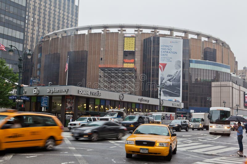 Madison Square Garden In New York City Redaktionelles Stockbild