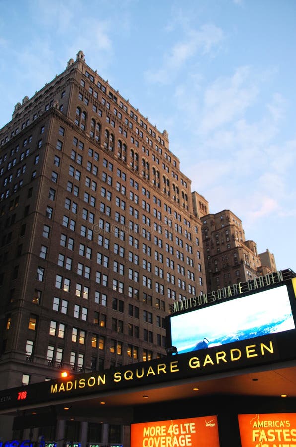 Madison square garden stock photos