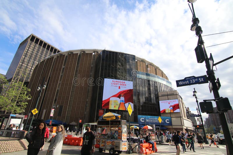 Madison Square Garden New York City Editorial Stock Image Image