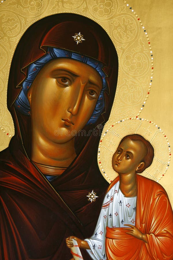 Madonna and Christ stock photo. Image of heritage, monastery - 6862696