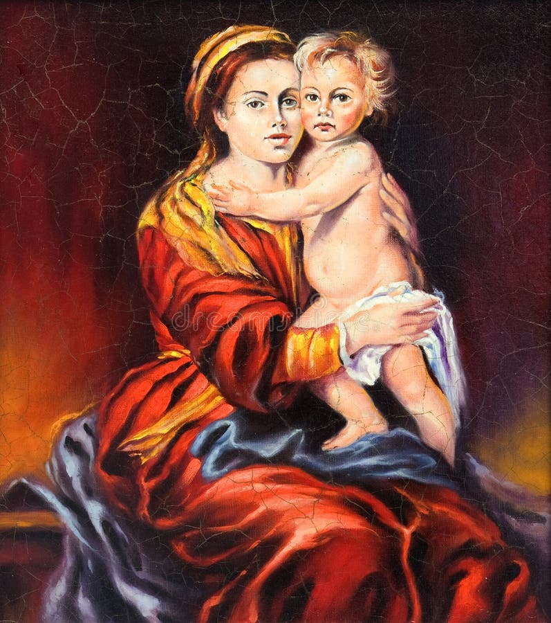 madonna παιδιών απεικόνιση αποθεμάτων madonna παιδιών απεικόνιση αποθεμάτων