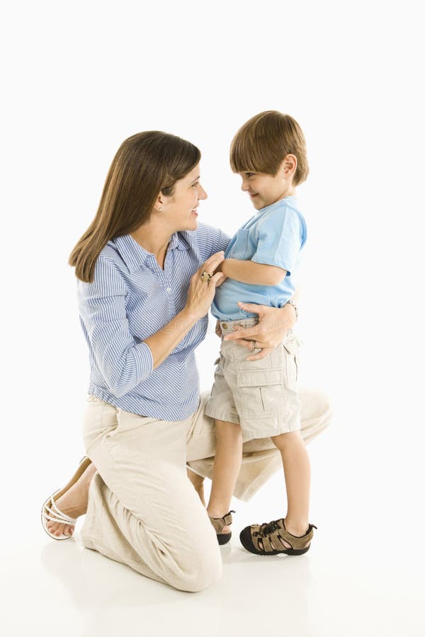 Madre con il figlio. fotografie stock