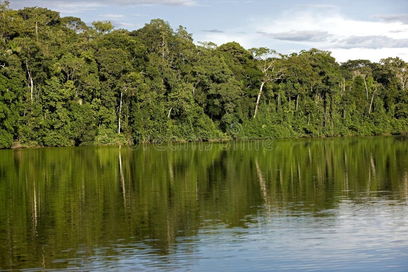 Un rio, en.