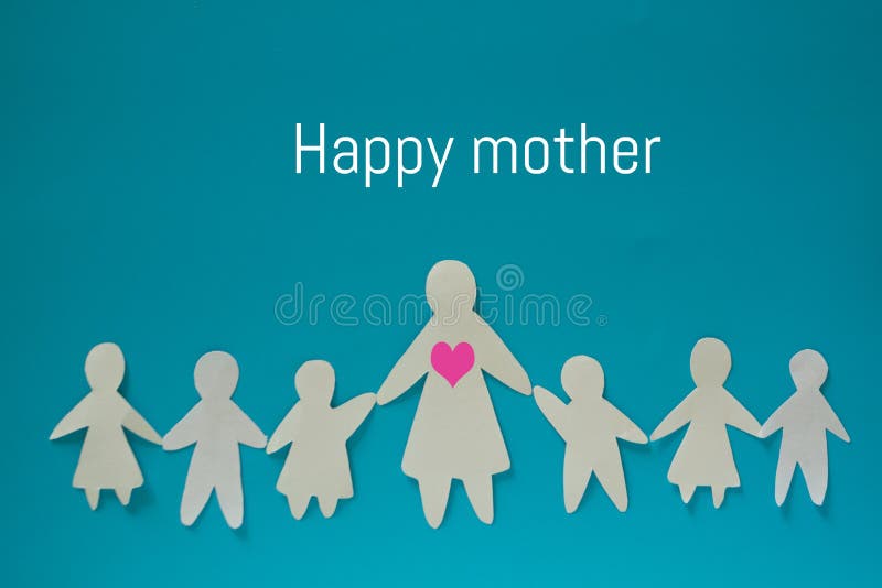 Madre de muchos hijos foto de archivo. Imagen de poco 158031044