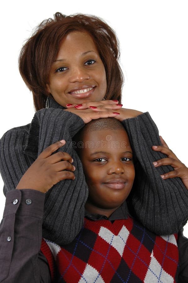 Madre dell'afroamericano e così immagini stock Madre dell'afroamericano e così immagini stock