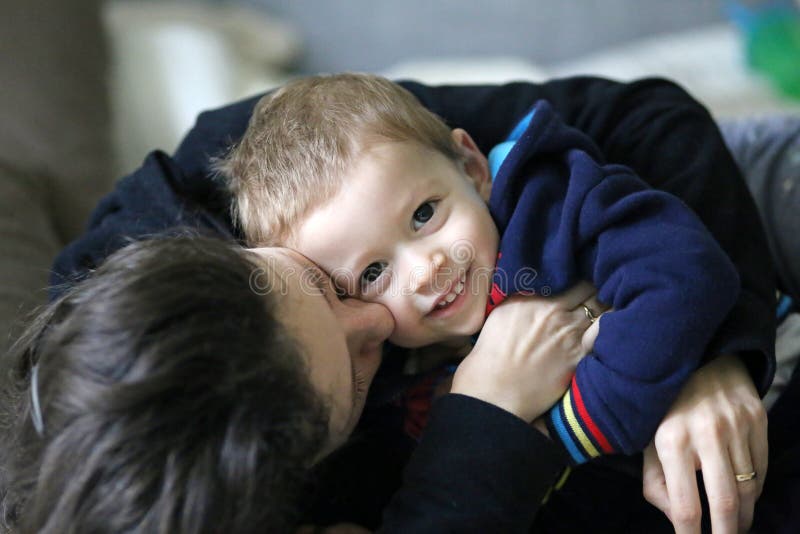 Madre e bambino immagini stock Madre e bambino immagini stock