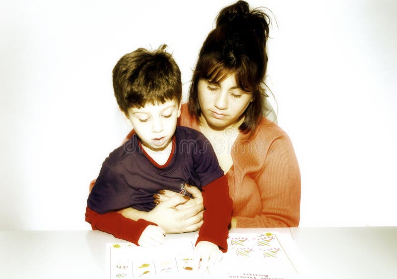Madre e bambino immagine stock Madre e bambino immagine stock