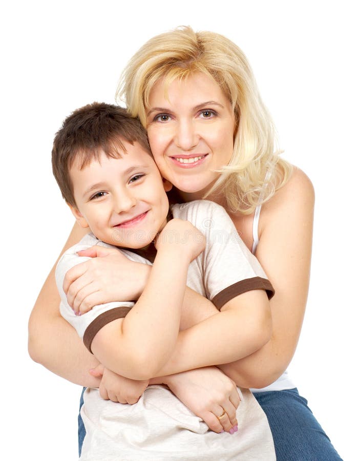 Madre e figlio immagine stock