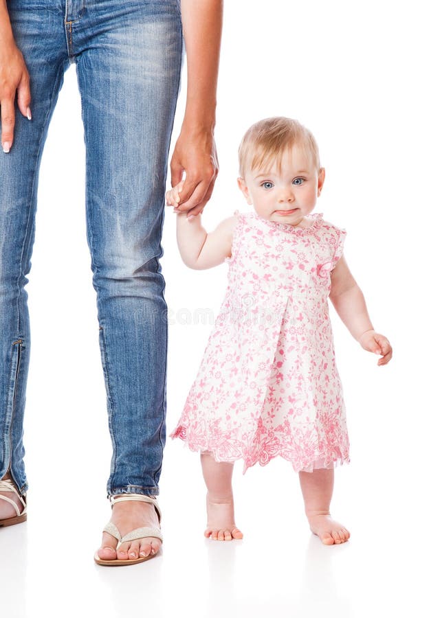 Madre ed il suo bambino fotografia stock