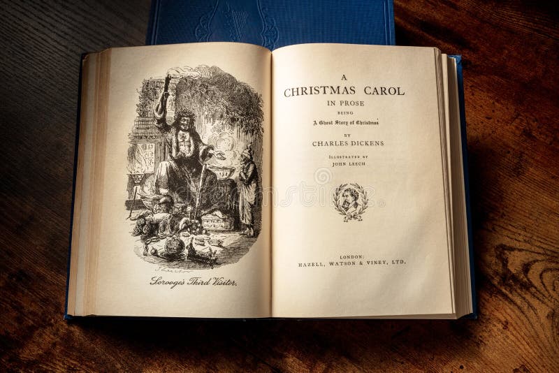 Madrid, Spain - August 11, 2021: A Christmas Carol by Charles Dickens