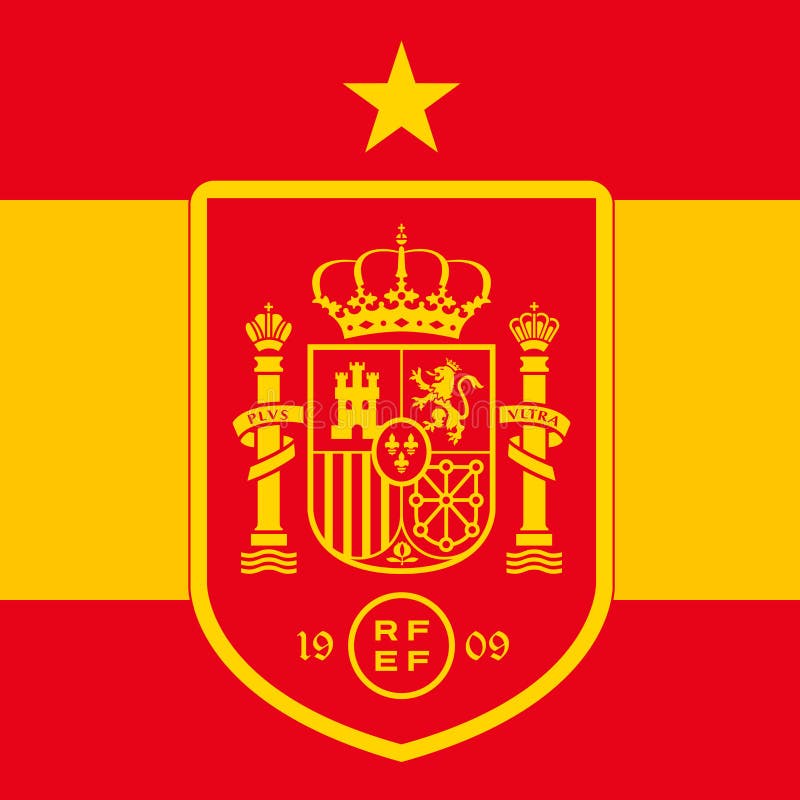 Spanish Flag with NEW National Football Federation Logo Editorial Stock  Photo - Illustration of nation, patriotism: 223522213
