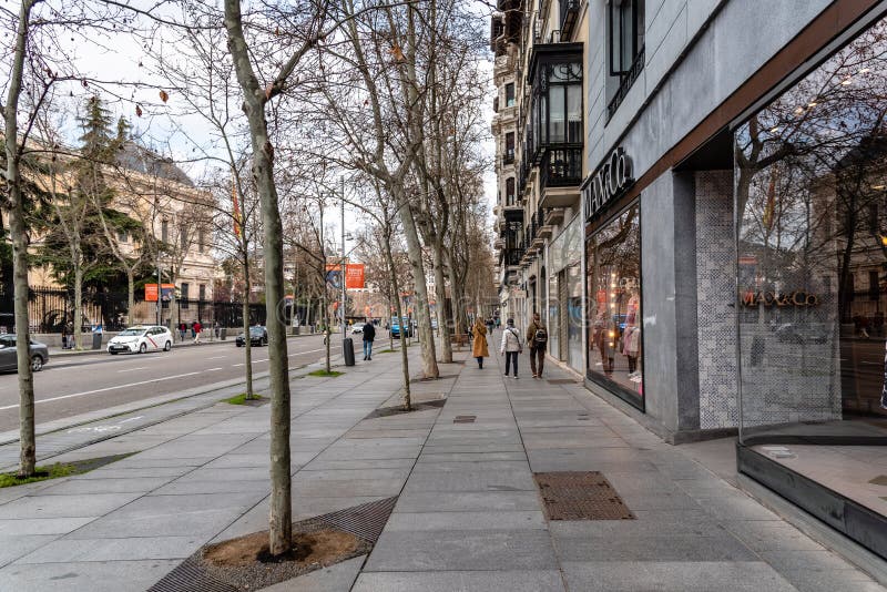 4kspain] A Walking on Serrano Street /luxury shopping street in