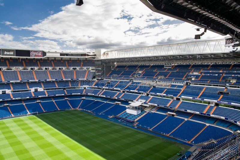 Madrid, Spain - May 14, 2009: Santiago Bernabeu Stadium Of Real Madrid 