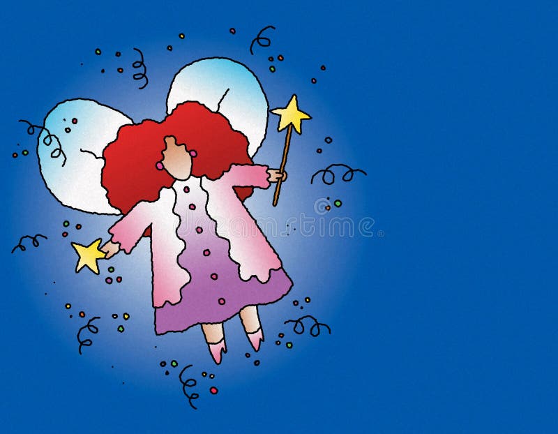 Madrinha feericamente ilustração stock Madrinha feericamente ilustração stock