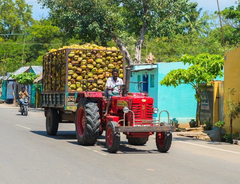 MADURAI, INDIA - FEBRUARY 17: Indian rural man rides on a car wi royalty free stock photo MADURAI, INDIA - FEBRUARY 17: Indian rural man rides on a car wi royalty free stock photo