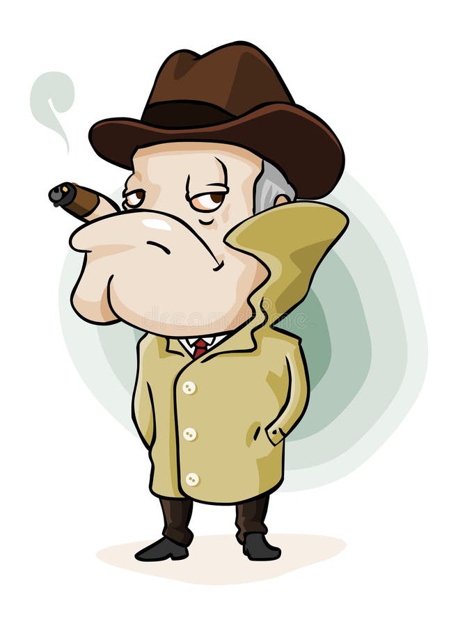 Mafia Boss stock vector. Illustration of chicago, cartoon - 11855579