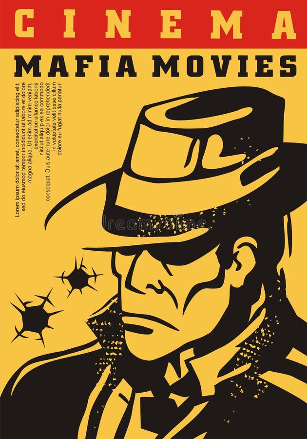 Mafia Movies Conceptual Poster Design Stock Vector - Illustration of  festival, killer: 232953596