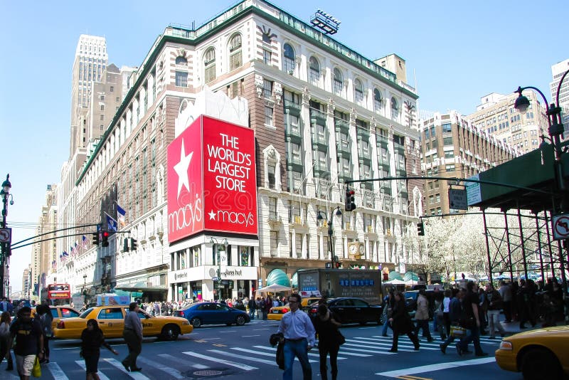 Magasin de Macy's image stock éditorial. Image du achats 35655349