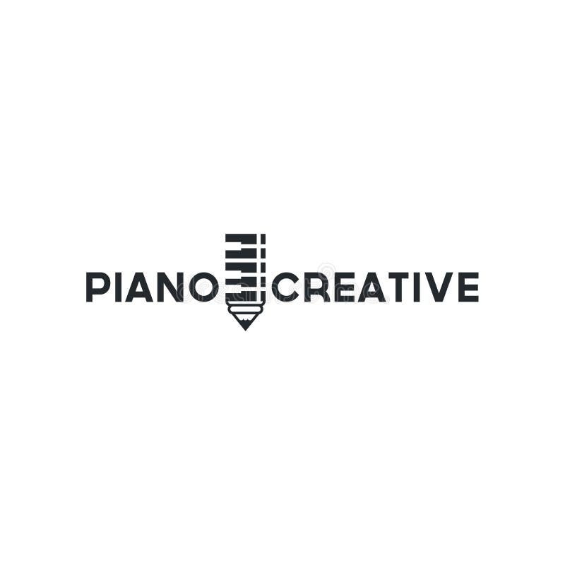 Magasin de piano de vecteur Icône de musique pour l'inspiration audio de conception de logo de magasin illustration de vecteur Magasin de piano de vecteur Icône de musique pour l'inspiration audio de conception de logo de magasin illustration de vecteur