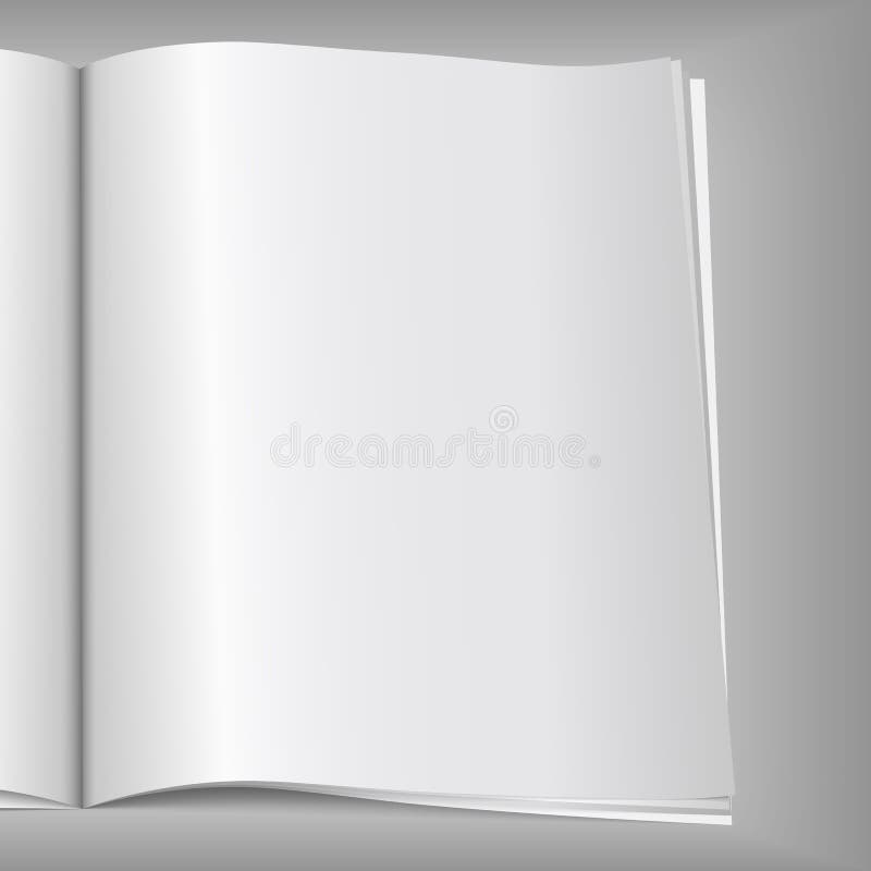 old open book with blank sheets vector illustration 511250 Vector