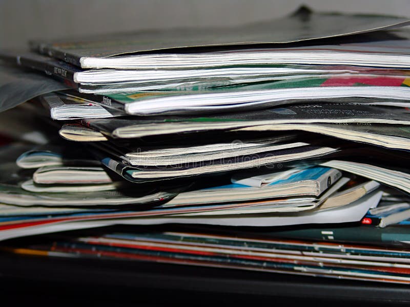 Magazine royalty free stock photo