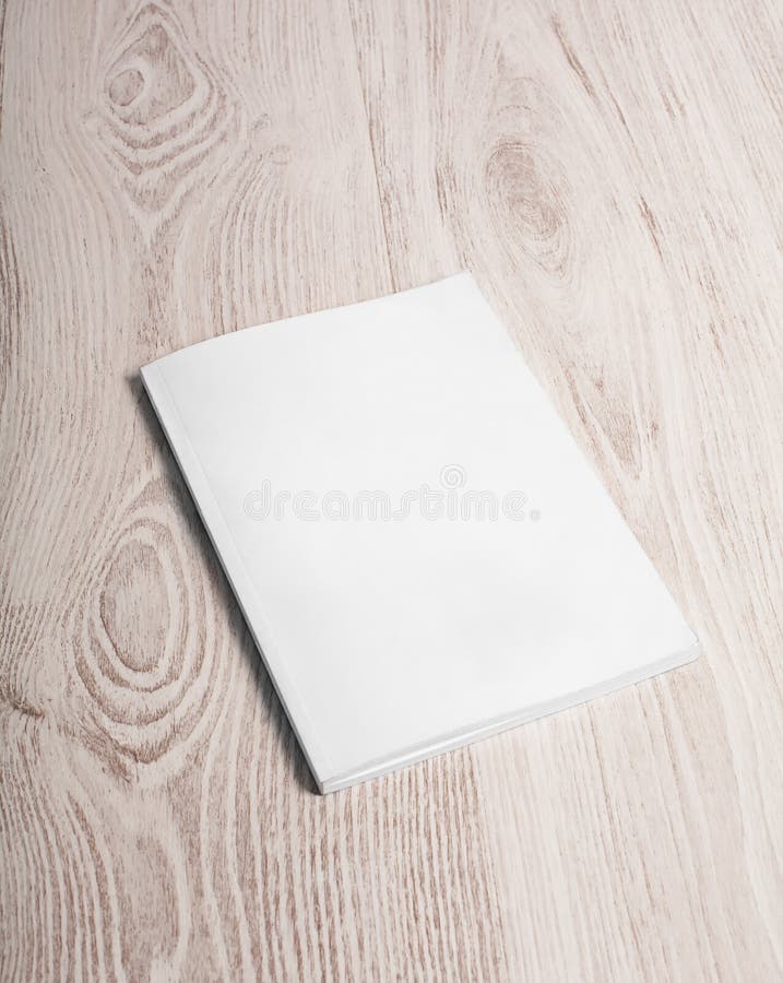 Magazine Cover with Blank Page Stock Image Image of spread, empty