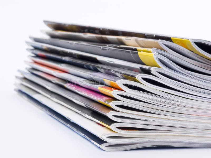 Magazines royalty free stock photo