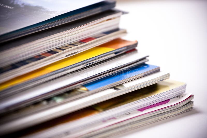 Magazines royalty free stock photography