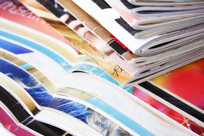 Magazines royalty free stock photography