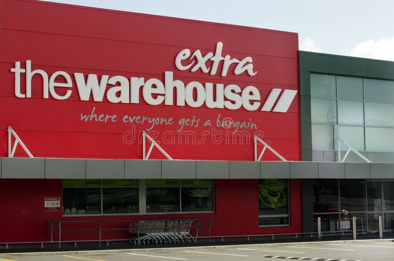 AUCKLAND, NZ - APRIL 25:The Warehouse on April 25 2013 in Auckland, New Zealand.It's the largest discount store retailer operating in New Zealand and as of October 2012, the company had 83 stores throughout New Zealand. AUCKLAND, NZ - APRIL 25:The Warehouse on April 25 2013 in Auckland, New Zealand.It's the largest discount store retailer operating in New Zealand and as of October 2012, the company had 83 stores throughout New Zealand.