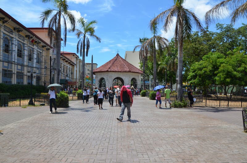 Magellan`s Cross in Cebu City Editorial Stock Image - Image of palm