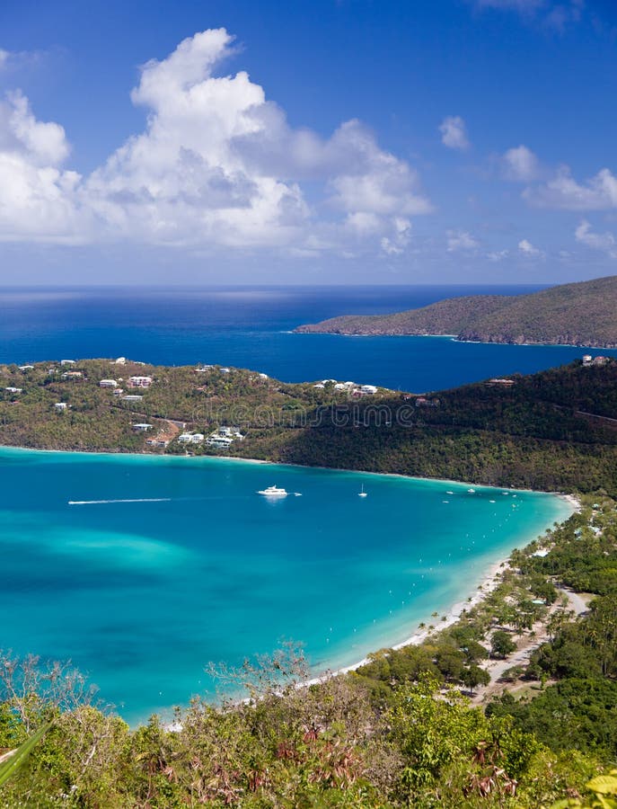Megan s Bay, St. Thomas stock photo. Image of caribbean 2132222