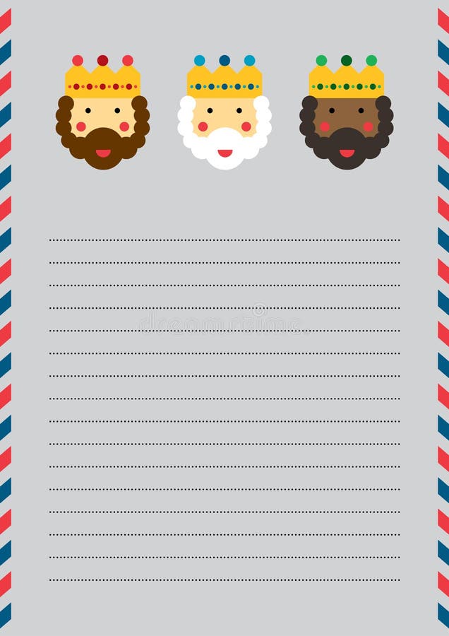 Magi letterhead ilustracji Magi letterhead ilustracji