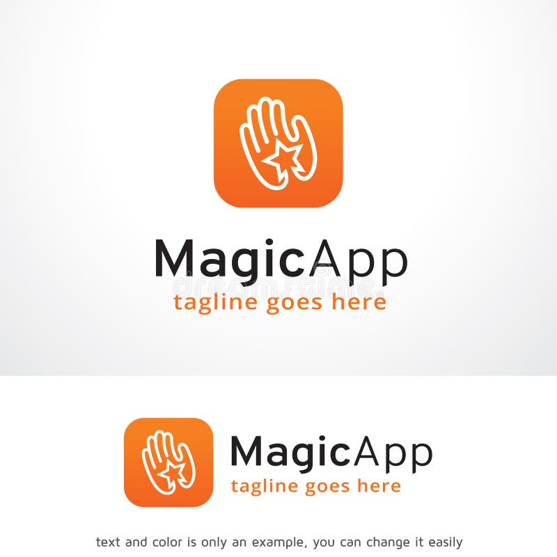 Magic App Logo Template Design Vector, Emblem, Design Concept, Creative Symbol, Icon
