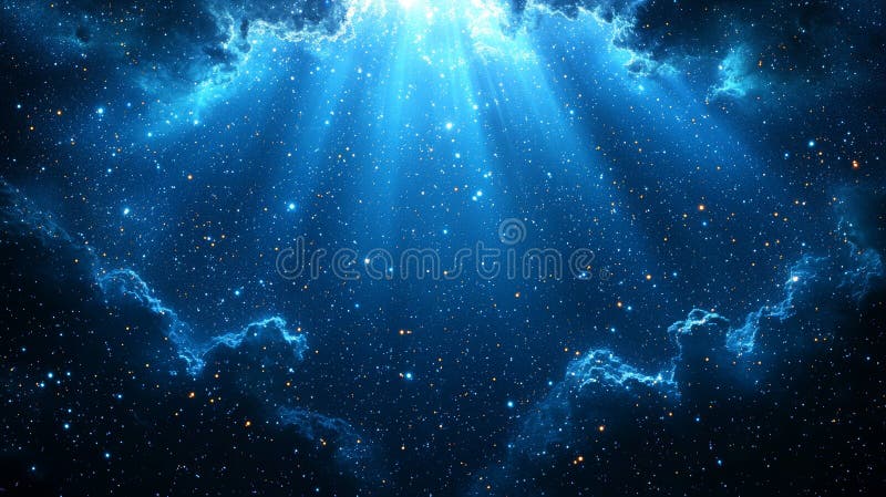 Magic background particle effect, simple background motion graphic. AI generated