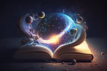 Magic Book of Immense Knowledge Hiding All the Secrets of the Universe