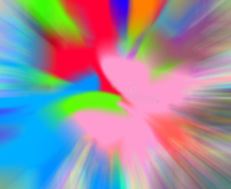 Magic Color Splash stock illustration
