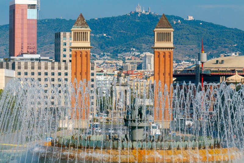 Magic Fountain in Barcelona.