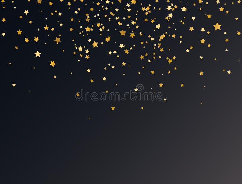 Magic golden stars light stock illustration. Illustration of golden ...