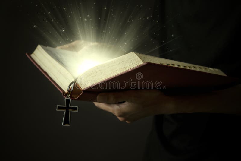 Magic light of holy bible