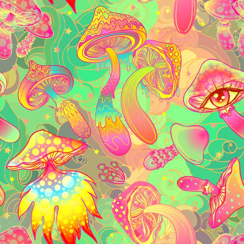 Mushroom, trippy, hippie, psychedelic, mystical