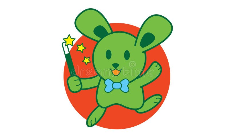 Magic Rabbit royalty free illustration Magic Rabbit royalty free illustration