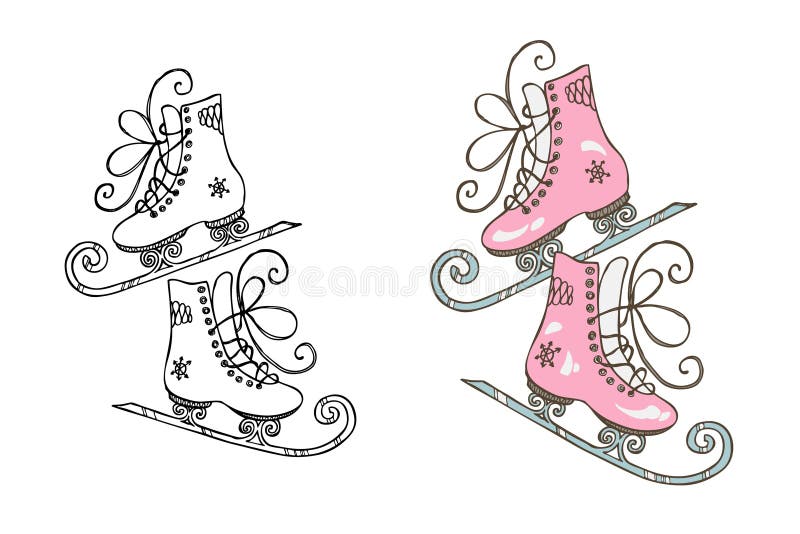 Custom Made Hand Painted Ice Skates Figure Skates Painted ice skates, Christmas
